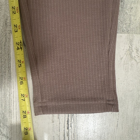 NWT! Women's Cozy Listicle Rib Knit Tank & Legging Set Mocha Large - Picture 16 of 16